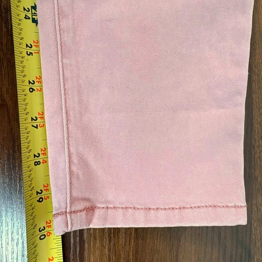 Cabi Nectar Pink Denim Jeans Style 230‎ Women Size 6 Straight Leg Cotton Blend